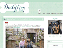 Tablet Screenshot of dailydogtag.com